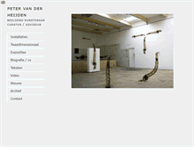 Tablet Screenshot of petervanderheijden.com
